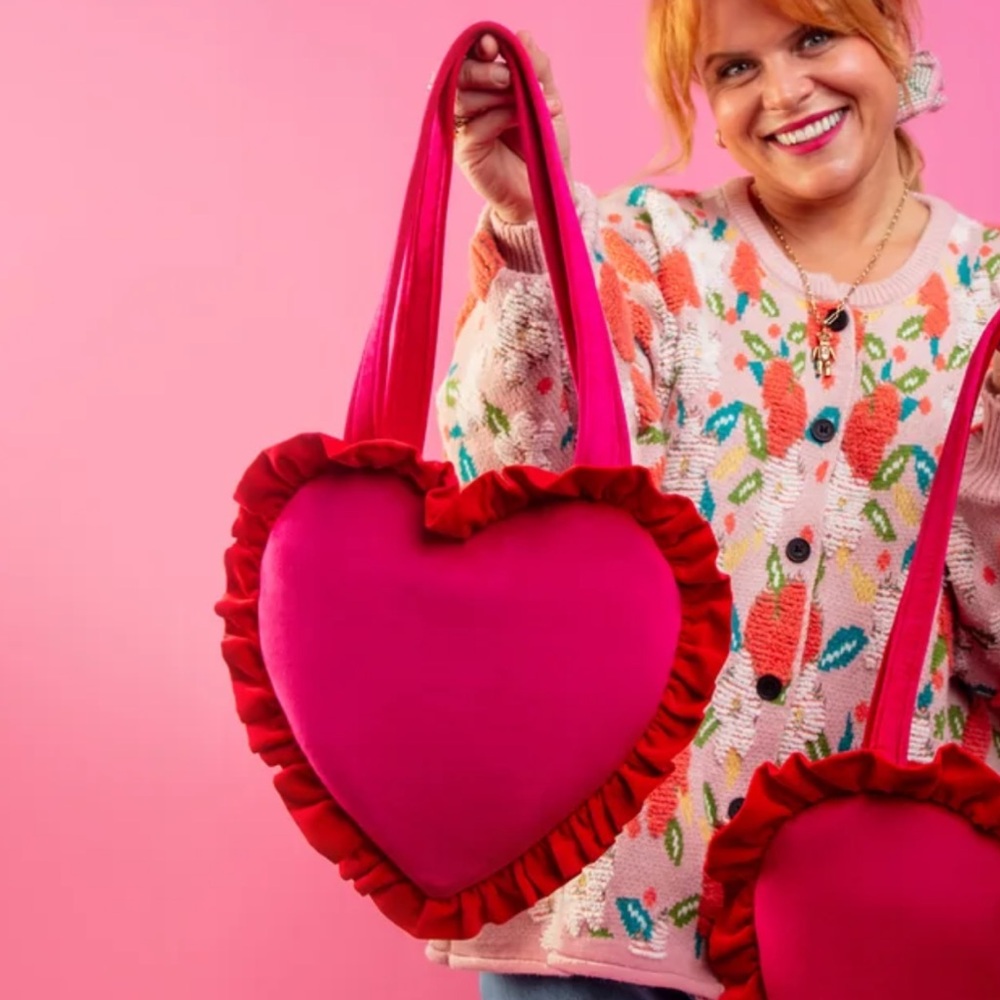 Velvet Katie Frances Mini Heart Purse